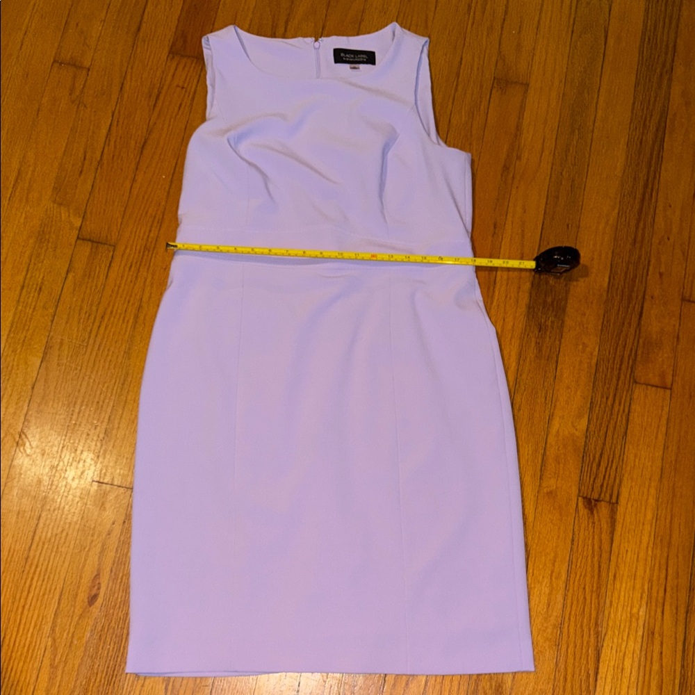 Gorgeous Black Label Evan Picone Lilac Purple Stretch Midi Dress size 14